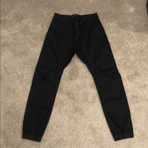 Cotton On black denim joggers 30